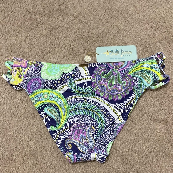 Luli Fama Cosita Buena Fringe Plunge Push Up Top And Dynasty Full Bottom Size XS - Picture 12 of 15